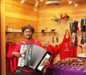 Do pass on your requests to the accordion wielding Mr. Samy Reuben. He will weave a magic for you