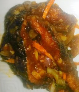 Stir fried crispy shitake 