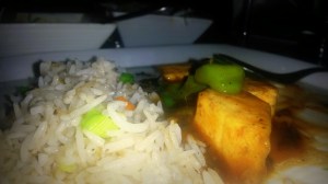 Tofu in Black bean sauce 