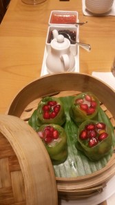 Crafty veggie and chive dumplings