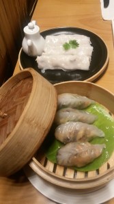 Shimeji Dimsums (front)  &  Cheung fun