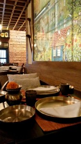 Backlit Leather painting on the wall