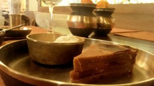 Warm Bebinca with Icecream...count the layers,the classic one has 16