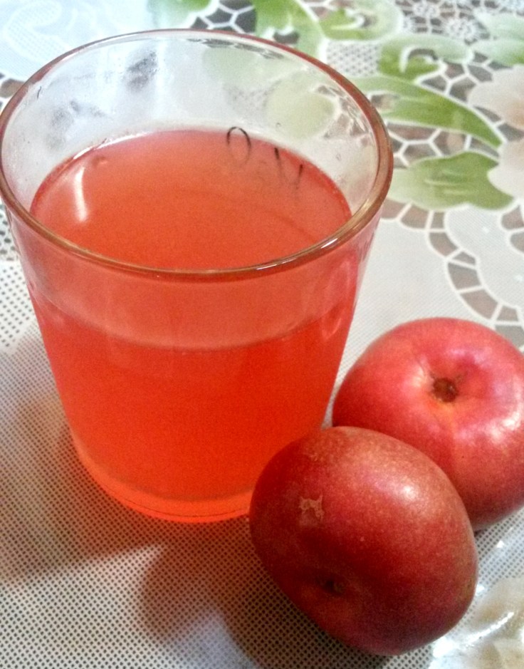  coal smoked  kokum kadi  made with fresh fruit