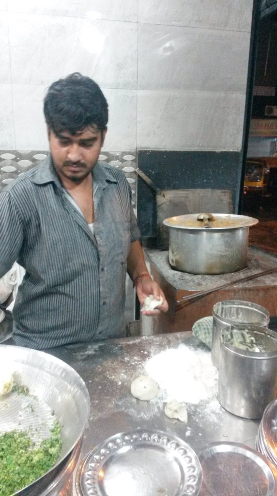 One Man Show...Owner in action