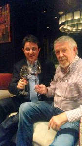 (L) Francois Witasse of Demptos Cooperage with    Spanish winemaking legend Mariano Garcia  during their recent India visit