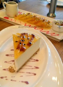 Cheese cake and Jalebi Rabri