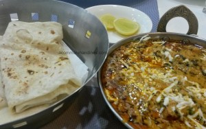 Roomali and Paneer Methi