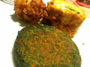 Vegetarian food and wine tuskers