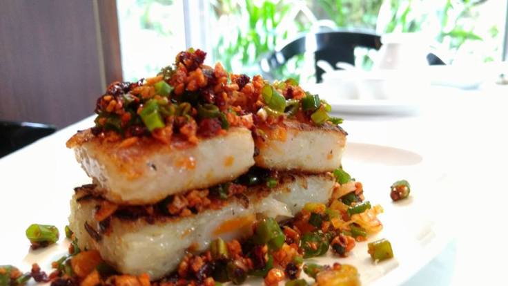 turnip cake Great Wall Leela