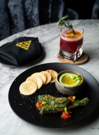 spiced edamame hummus illuminati Mumbai BKC